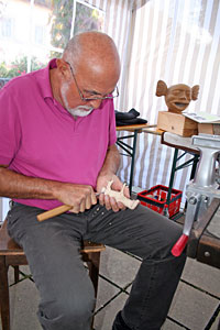 Holztag im Heimathaus