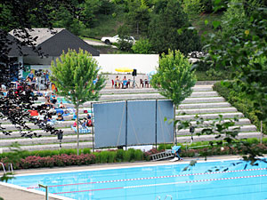 Openair-Kino im Freibad