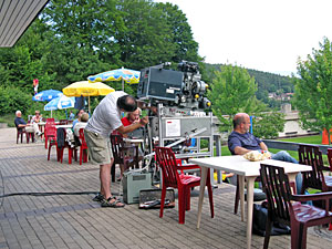 Openair-Kino im Freibad