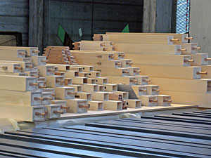 Neue Orgel wird aufgebaut