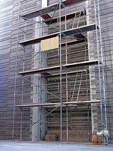 Neue Orgel wird aufgebaut