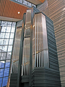 Neue Orgel wird aufgebaut