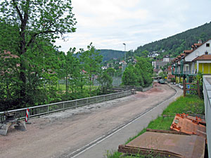 Arbeiten am Berneckstrand