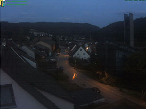 Feuerwehrübung an der Sporthalle