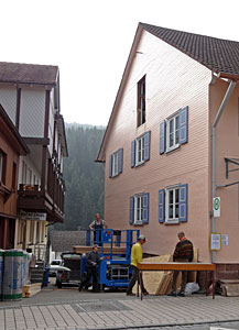 Arbeitseinsatz im Heimathaus