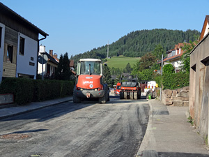 Bauarbeiten in der Lwenstrae