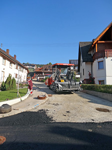 Bauarbeiten in der Lwenstrae
