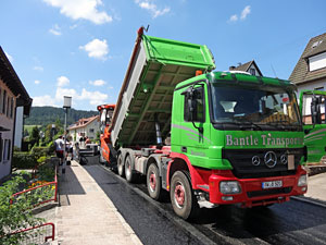 Bauarbeiten in der Lwenstrae