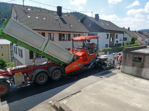 Bauarbeiten in der Lwenstrae
