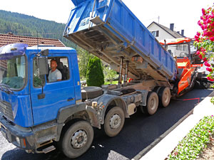 Bauarbeiten in der Lwenstrae