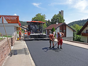 Bauarbeiten in der Lwenstrae