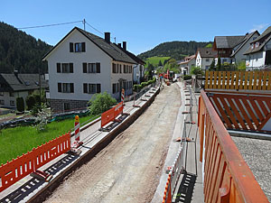 Bauarbeiten in der Löwenstraße