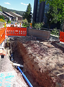 Bauarbeiten in der Löwenstraße