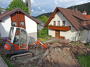 Bauarbeiten in der Löwenstraße