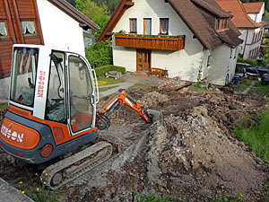 Bauarbeiten in der Löwenstraße