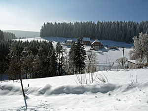 Winter im Dobel, Schwarzenbach, Windkapf und Oehle