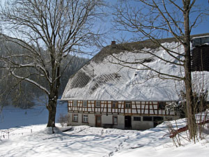Winter im Dobel, Schwarzenbach, Windkapf und Oehle