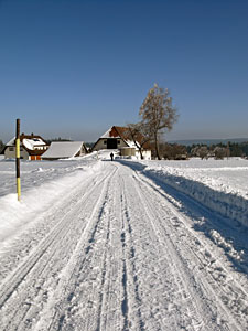 Winter im Dobel, Schwarzenbach, Windkapf und Oehle