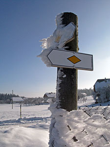 Winter im Dobel, Schwarzenbach, Windkapf und Oehle