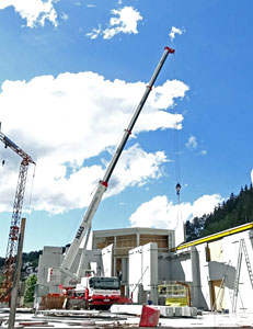 Baustelle bei Bruker Gnter