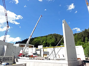 Baustelle bei Bruker Gnter