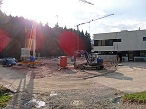 Baustelle bei Bruker Gnter