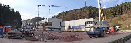 Baustelle bei Bruker Gnter