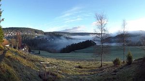 Tennenbronn im Nebel