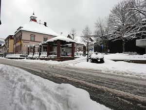 Starker Schneefall in Tennenbronn