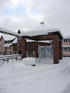 Starker Schneefall in Tennenbronn