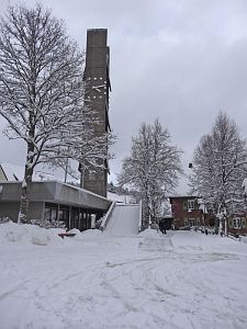 Starker Schneefall in Tennenbronn