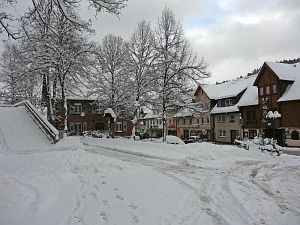 Starker Schneefall in Tennenbronn