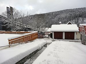 Starker Schneefall in Tennenbronn