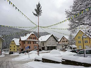 Starker Schneefall in Tennenbronn