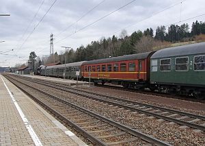 Dampfzug auf der Schwarzwaldbahn