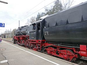 Dampfzug auf der Schwarzwaldbahn