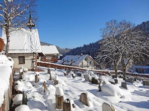 Winter an Neujahr in Tennenbronn