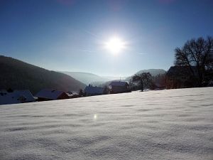 Winter an Neujahr in Tennenbronn