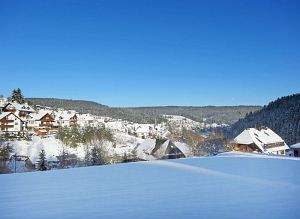Winter an Neujahr in Tennenbronn