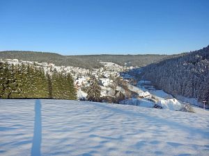 Winter an Neujahr in Tennenbronn