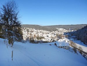 Winter an Neujahr in Tennenbronn