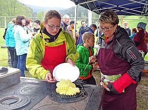 Bachfest Waffelbacken