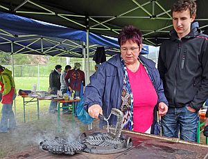 Bachfest Waffelbacken