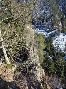 Winter am Altweiberzahn Bernecktal