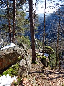 Winter am Altweiberzahn Bernecktal