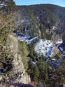 Winter am Altweiberzahn Bernecktal