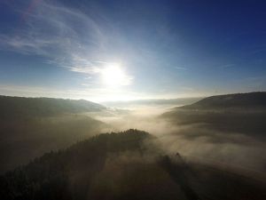 Herbst aus der Luft Tennenbronn