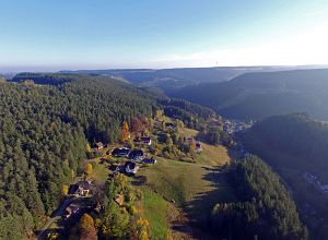 Herbst aus der Luft Tennenbronn