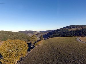 Herbst aus der Luft Tennenbronn