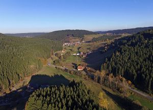 Herbst aus der Luft Tennenbronn